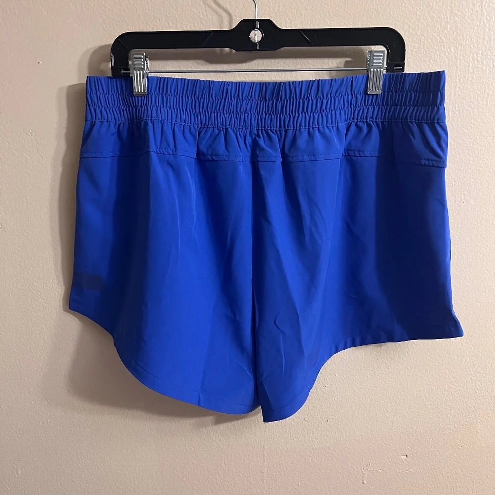 UGG Gracelynn Women's Athletic Logo Shorts in Azul Blue Size XL NEW - Picture 4 of 12
